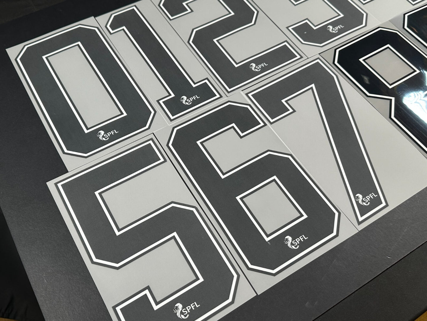 2020 2023 OFFICIAL ELMS UK SCOTTISH SPFL BLACK PLAYER SIZE SHIRT NUMBERS
