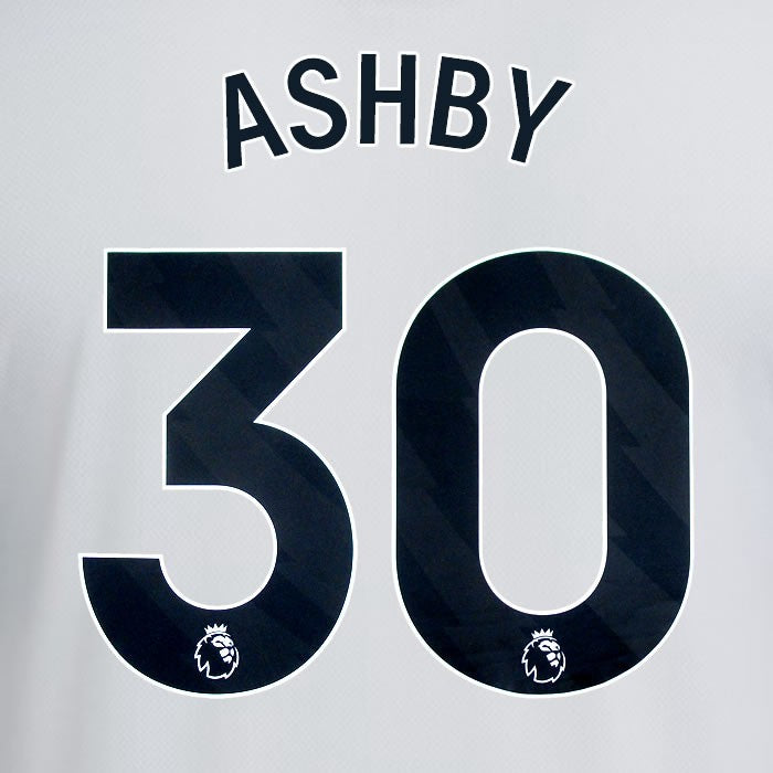 2025 2026 NEWCASTLE ASHBY 30 OFFICIAL BLACK HOME PLAYER SIZE NAME SET