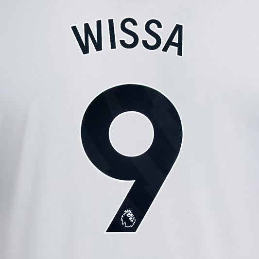2025 2026 NEWCASTLE WISSA 9 OFFICIAL BLACK HOME PLAYER SIZE NAME SET