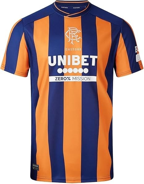 BNWT 2023 2024 RANGERS CASTORE 3RD FOOTBALL SHIRT MEN'S SMALL