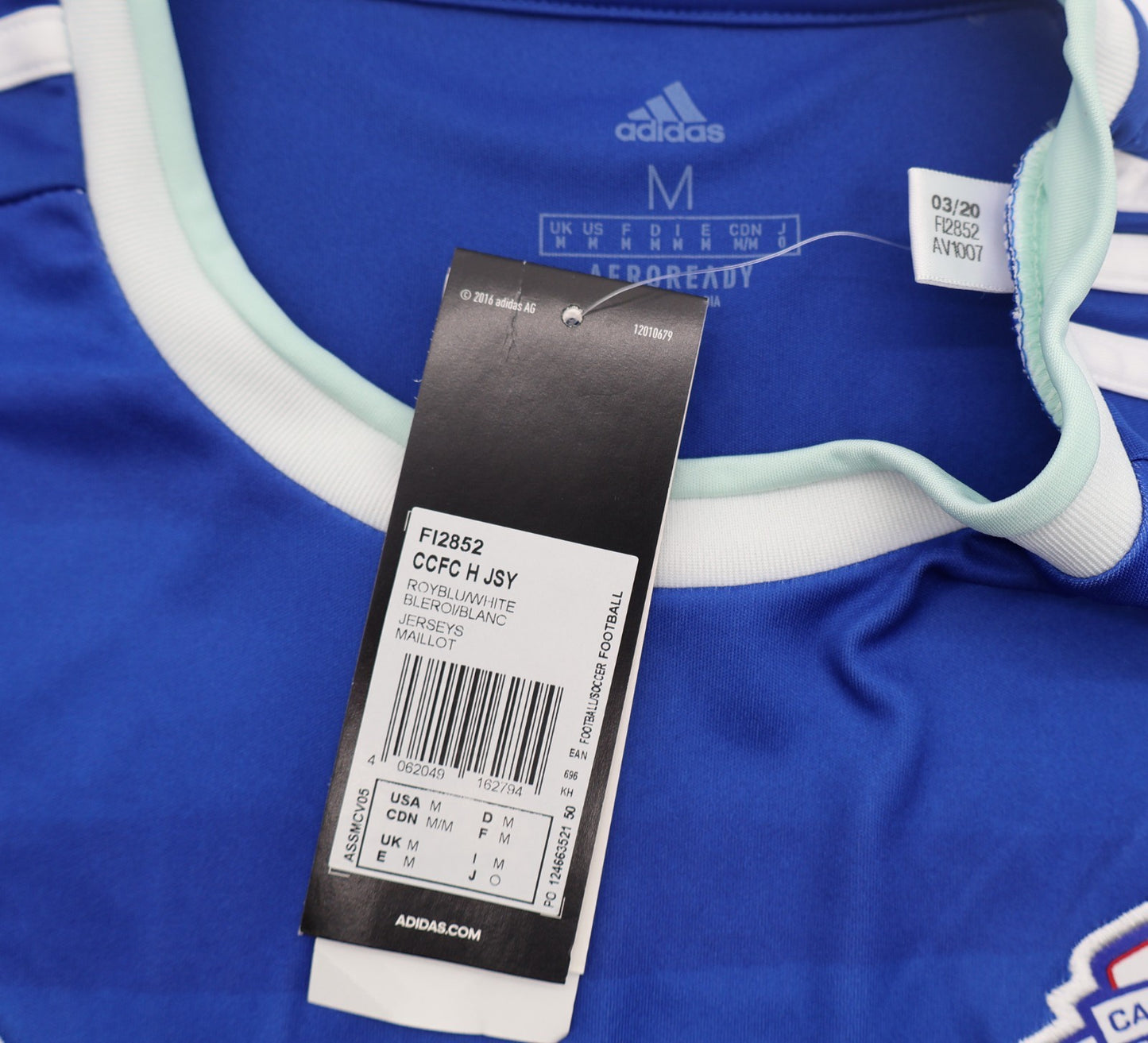 BNWT 2020 2021 ADIDAS CARDIFF CITY HOME SHIRT MOORE 10 + PATCHES MEN'S MEDIUM