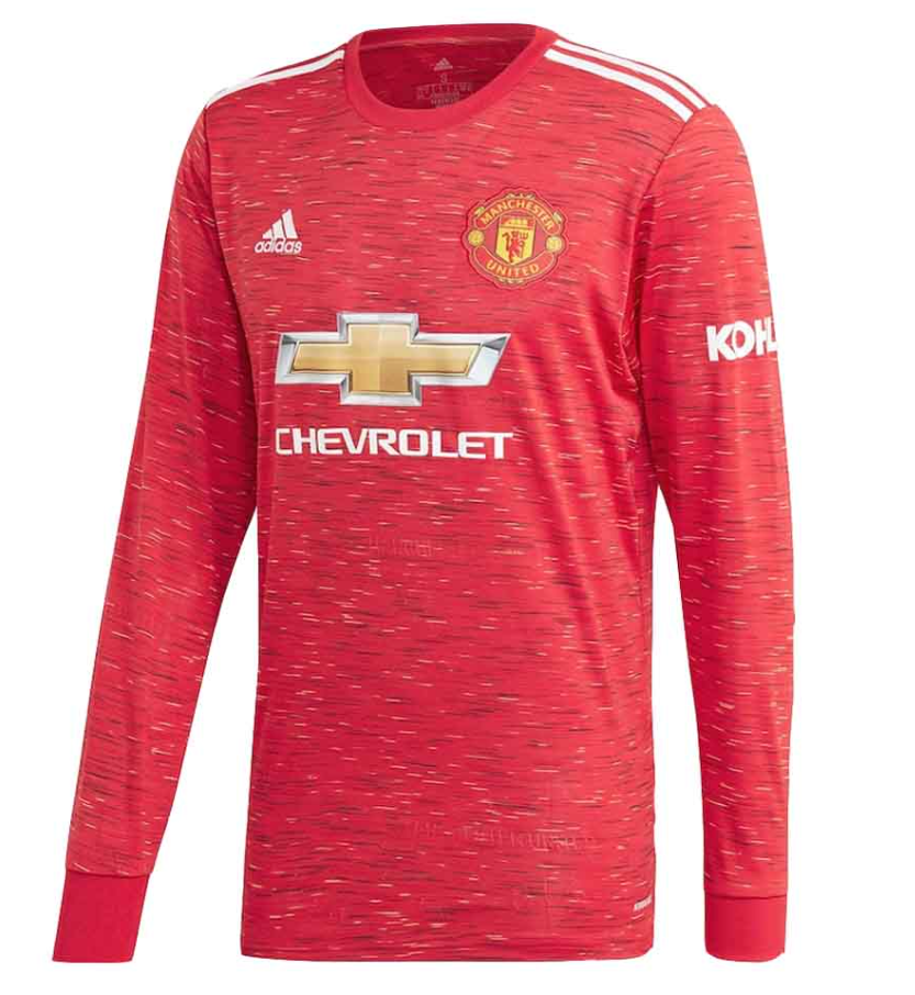 BNWT 2020 2021 MAN UNITED ADIDAS HOME FOOTBALL SHIRT MEN'S MEDIUM