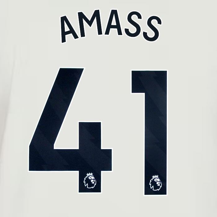 2024 2025 MANCHESTER UNITED AMASS 41 3RD BLACK PLAYER SIZE NAMESET