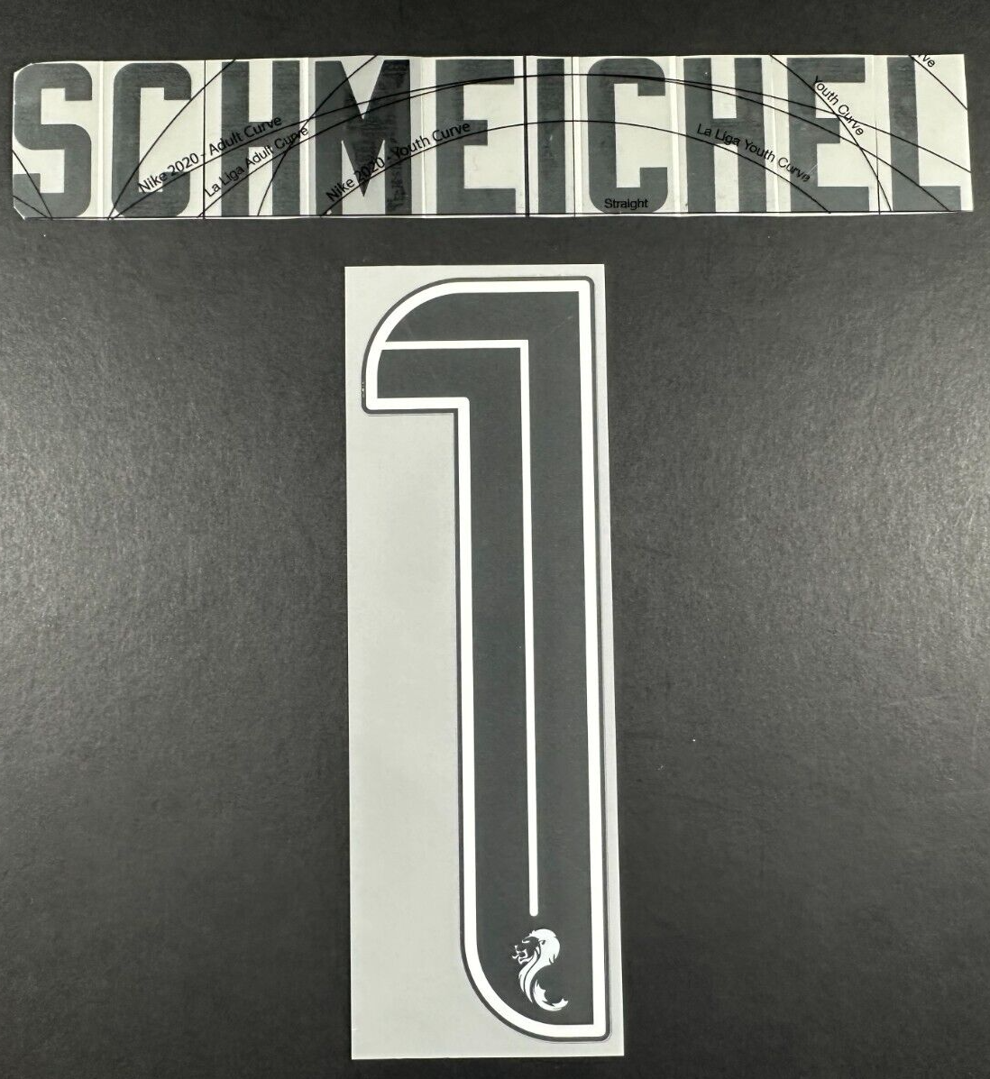 CELTIC 2023-2025 OFFICIAL SPORTING ID SCHMEICHEL 1 HOME PLAYER SIZE NAME SET
