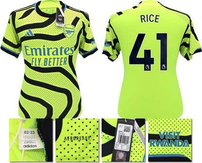 BNWT 2023 2024 ARSENAL F.C. ADIDAS AWAY SHIRT RICE 41