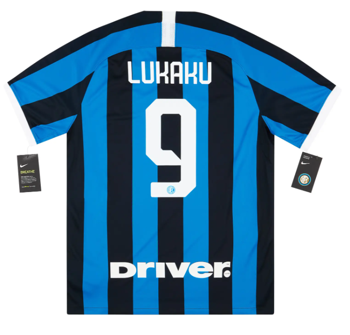 INTER MILAN HOME SHIRT 2019-2020 LUKAKU 9 SIZE XXL OFFICIAL NIKE ITEM