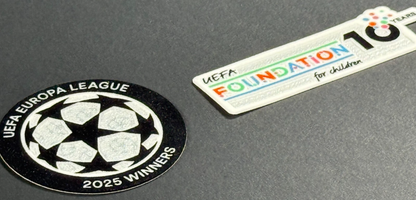 2025 OFFICIAL SPORTING ID UEFA EUROPA LEAGUE WINNERS SLEEVE PATCHES - TOTTENHAM