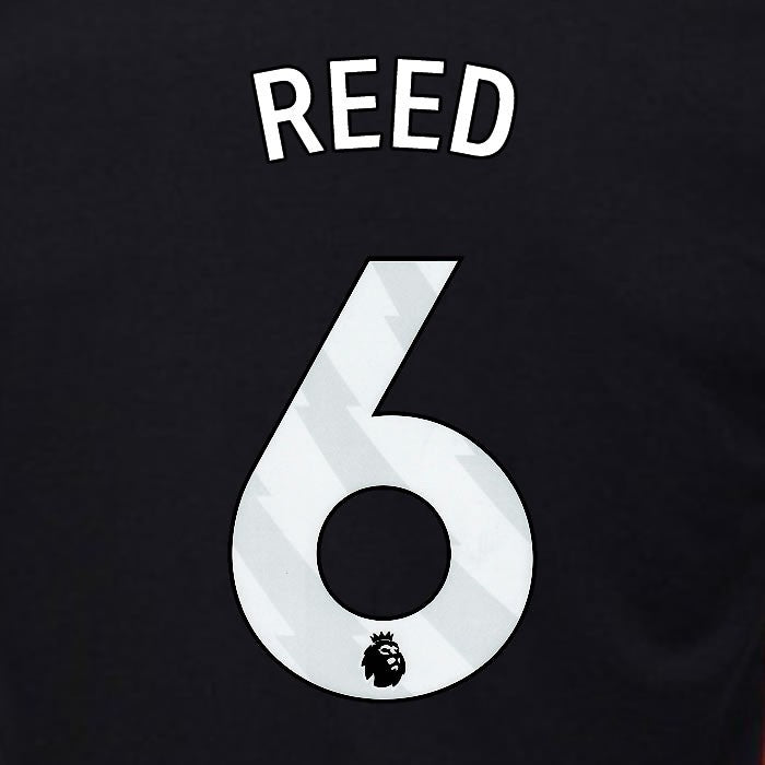2024 2025 OFFICIAL FULHAM REED 6 WHITE AWAY PLAYER SIZE NAMESET