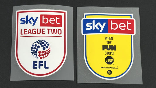 Official 2018 2020 EFL Sky Bet LEAGUE 2 Shirt Sleeve Patches Player Issue
