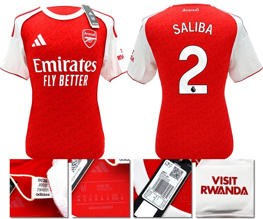 BNWT 2025/2026 ARSENAL F.C. ADIDAS HOME SHIRT SALIBA 2