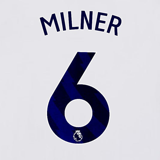 2023 2024 BRIGHTON MILNER 6 OFFICIAL BLUE HOME PLAYER SIZE NAME SET