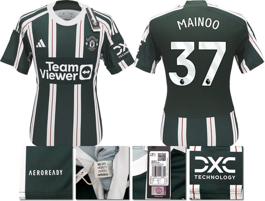 BNWT 2023 2024 MAN UTD ADIDAS AWAY SHIRT MAINOO 37
