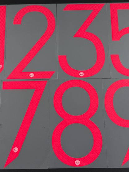 2021 2022 OFFICIAL MANCHESTER UNITED AWAY UCL CUP PLAYER SIZE NUMBERS 270MM