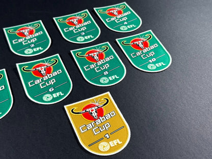 2025 2026 OFFICIAL PLAYER SIZE EFL CARABAO CUP WINNERS SLEEVE PATCHES