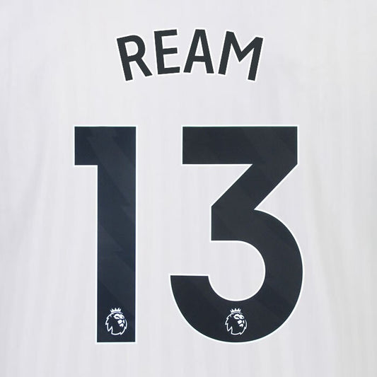 2023 2024 OFFICIAL FULHAM AVERY DENNISON REAM 13 HOME PLAYER SIZE NAMESET