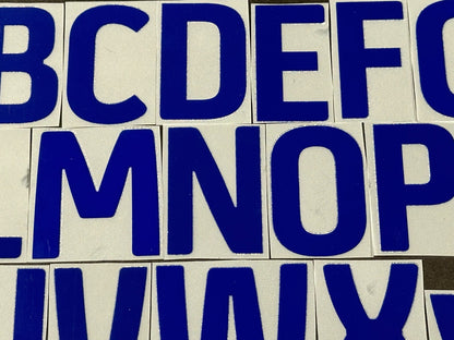 2024 2025 OFFICIAL EFL FOOTBALL LEAGUE BLUE PLAYER SIZE LETTERS 50mm