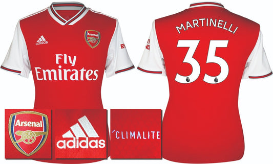BRAND NEW ADIDAS ARSENAL HOME 2019 2020 MARTINELLI 35 SHIRT MEN'S