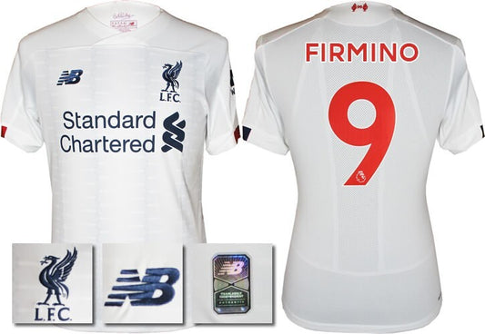 BNWT 2019 2020 NEW BALANCE LIVERPOOL AWAY SHIRT FIRMINO 9 MENS SIZE SMALL