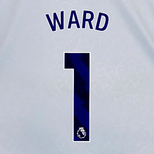 2024 2025 OFFICIAL LEICESTER CITY WARD 1 BLUE 3RD PLAYER SIZE NAME SET