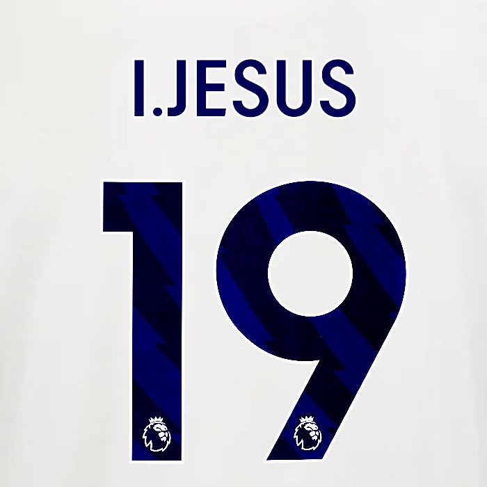 2025 2026 OFFICIAL NOTTINGHAM I JESUS 19 BLUE AWAY PLAYER SIZE NAMESET