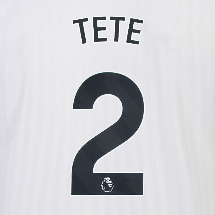 2023 2024 OFFICIAL FULHAM AVERY DENNISON TETE 2 HOME PLAYER SIZE NAMESET