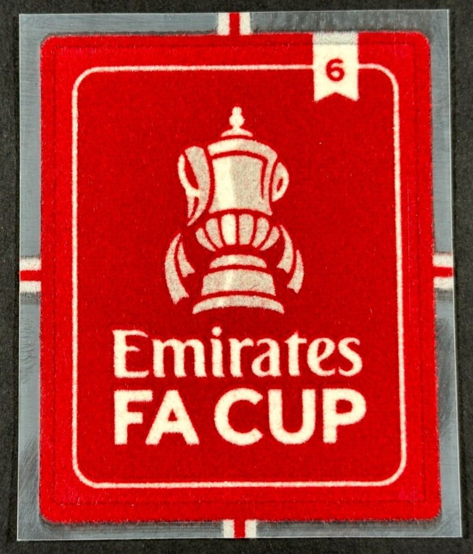 2024 OFFICIAL SPORTING ID EMIRATES FA CUP NEWCASTLE UNITED 6X WINNERS PATCH