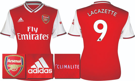 BRAND NEW ADIDAS ARSENAL HOME 2019 2020 LACAZETTE 9 SHIRT MEN'S