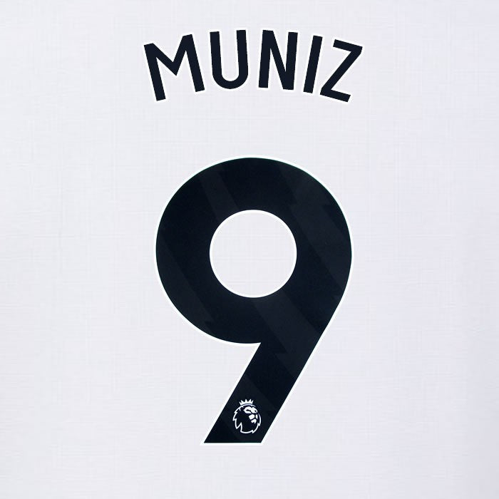2024 2025 OFFICIAL FULHAM AVERY DENNISON MUNIZ 9 HOME PLAYER SIZE NAMESET