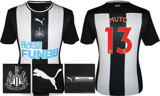 BNWT 2019 2020 NEWCASTLE PUMA HOME FOOTBALL SHIRT MUTO 13 MEN'S SMALL