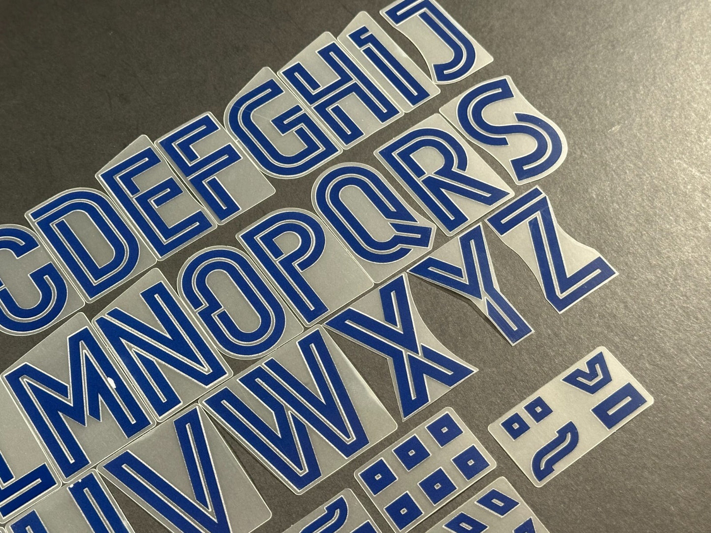 2020 2021 OFFICIAL AVERY DENNISON REAL MADRID HOME AWAY BLUE PLAYER SIZE LETTERS