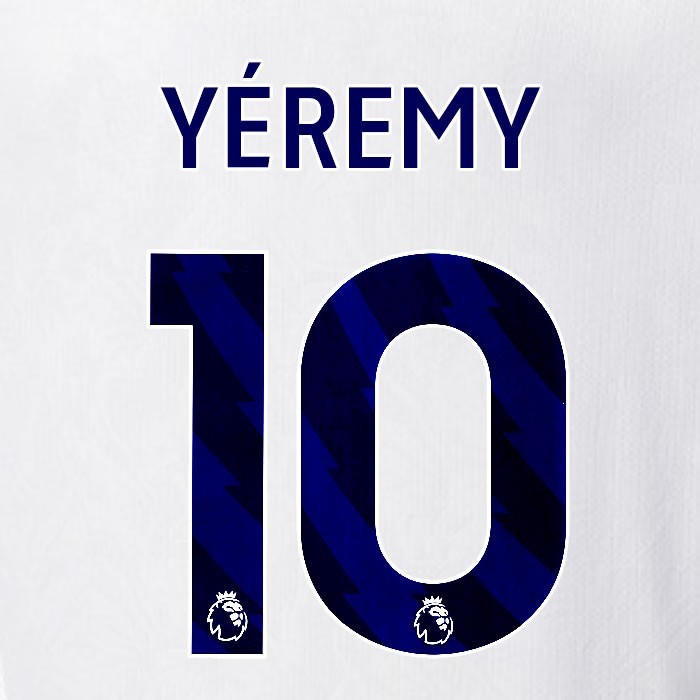 2025 2026 OFFICIAL CRYSTAL PALACE YEREMY 10 BLUE AWAY PLAYER SIZE NAMESET