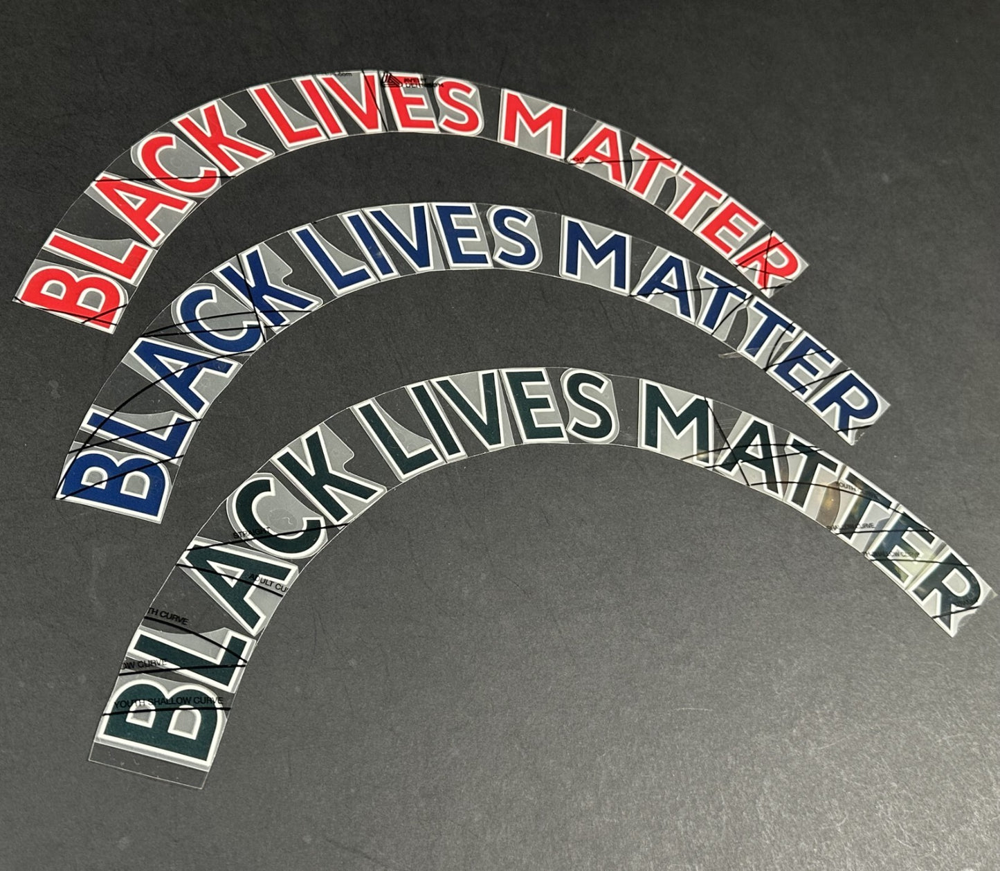 2019 2020 OFFICIAL AVERY DENNISON PREMIER LEAGUE BLACK LIVES MATTER NAME BLOCKS