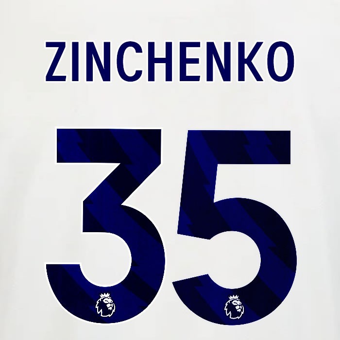 2025 2026 OFFICIAL NOTTINGHAM ZINCHENKO 35 BLUE AWAY PLAYER SIZE NAMESET