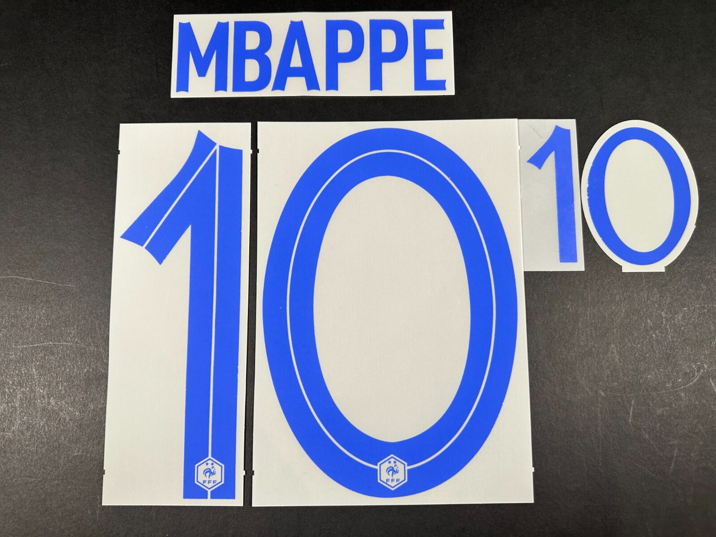 FRANCE 2022 2023 OFFICIAL MONBLASON MBAPPE 10 AWAY PLAYER SIZE NAMESET