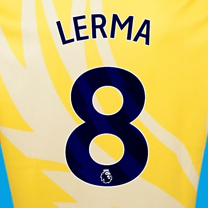 2024 2025 OFFICIAL CRYSTAL PALACE LERMA 8 BLUE AWAY PLAYER SIZE NAMESET