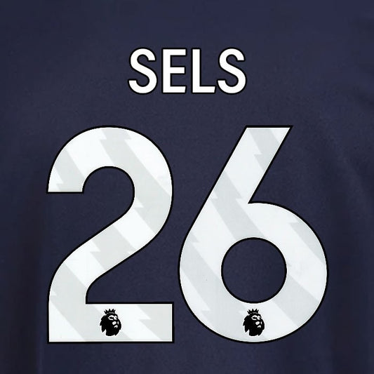 2025 2026 OFFICIAL NOTTINGHAM SELS 26 WHITE 3RD PLAYER SIZE NAMESET