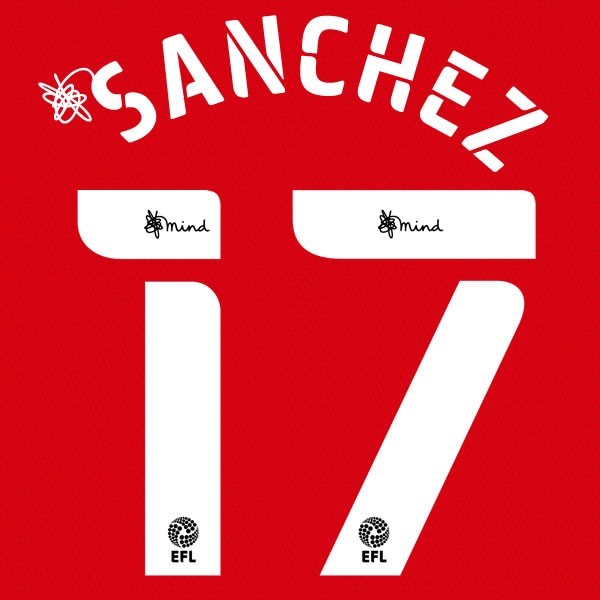 BIRMINGHAM 2020 2021 OFFICIAL SANCHEZ 17 AWAY PLAYER SIZE NAME SET