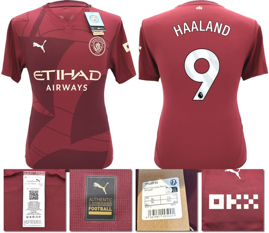 BNWT 2024 2025 MAN CITY PUMA THIRD HAALAND 9 FOOTBALL SHIRT