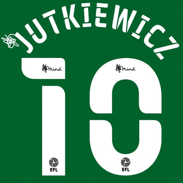 BIRMINGHAM 2020 2021 OFFICIAL JUTKIEWICZ 10 3RD PLAYER SIZE NAME SET