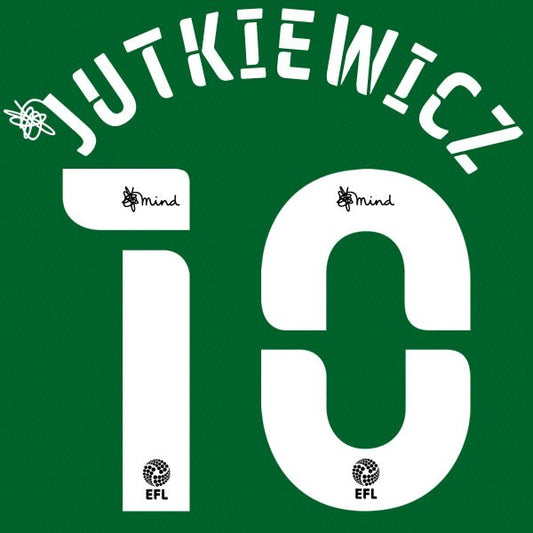 BIRMINGHAM 2020 2021 OFFICIAL JUTKIEWICZ 10 3RD PLAYER SIZE NAME SET