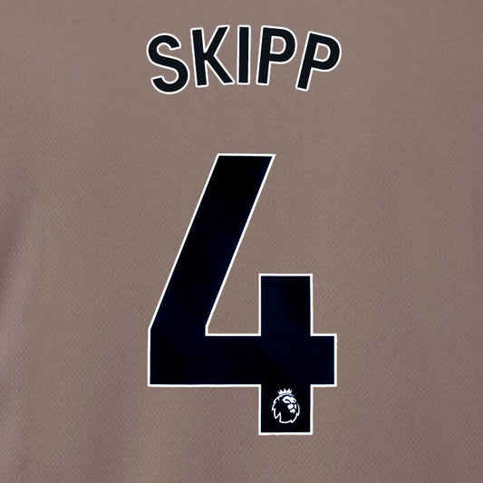 SPURS 2023 2024 SKIPP 4 BLACK 3RD PLAYER SIZE NAME SET