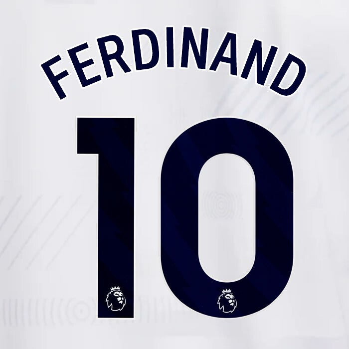 TOTTENHAM 2023/2024 FERDINAND 10 AVERY DENNISON BLUE PLAYER SIZE NAME SET