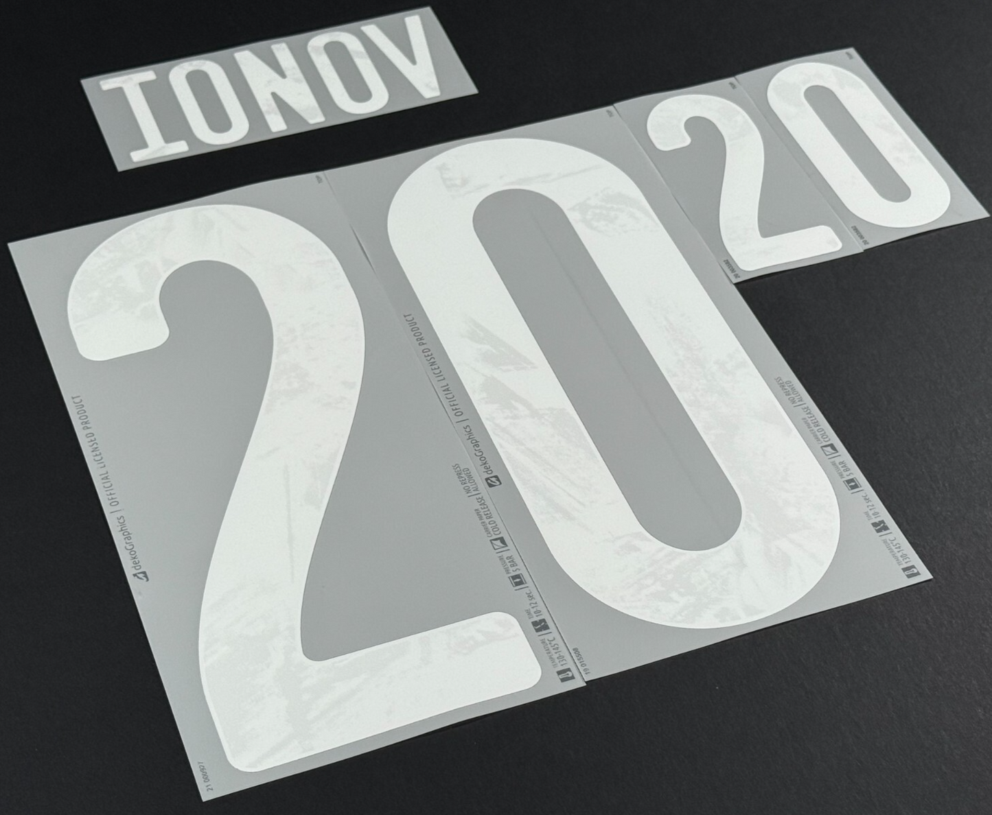 RUSSIA 2020 / 2021 OFFICIAL IONOV 20 WHITE PLAYER SIZE NAMESET 265MM