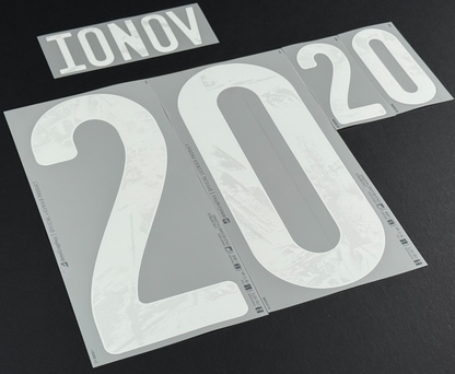 RUSSIA 2020 / 2021 OFFICIAL IONOV 20 WHITE PLAYER SIZE NAMESET 265MM