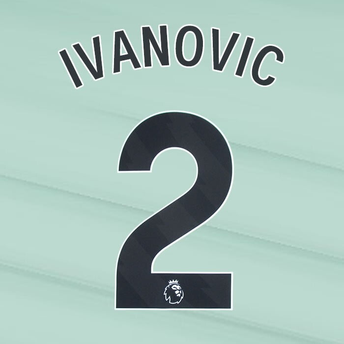 2023 2024 OFFICIAL CHELSEA IVANOVIC 2 BLACK 3RD PLAYER SIZE NAMESET