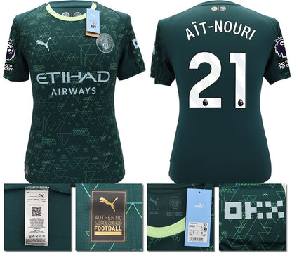BNWT 2025 2026 MAN CITY PUMA 4TH AIT - NOURI 21 FOOTBALL SHIRT