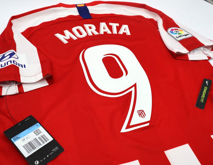 BNWT 2019 2020 ATLETICO MADRID MORATA 9 HOME SHIRT MENS SIZE MEDIUM