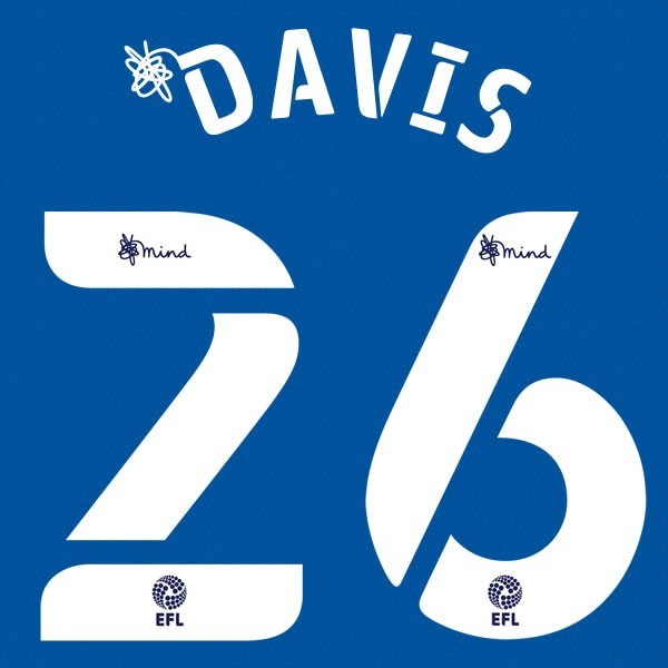 BIRMINGHAM 2020 2021 OFFICIAL DAVIS 26 HOME PLAYER SIZE NAME SET