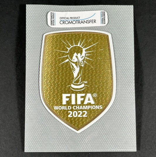 Official 2022 ARGENTINA FIFA WORLD CHAMPIONS SHIRT PATCH PLAYER SIZE