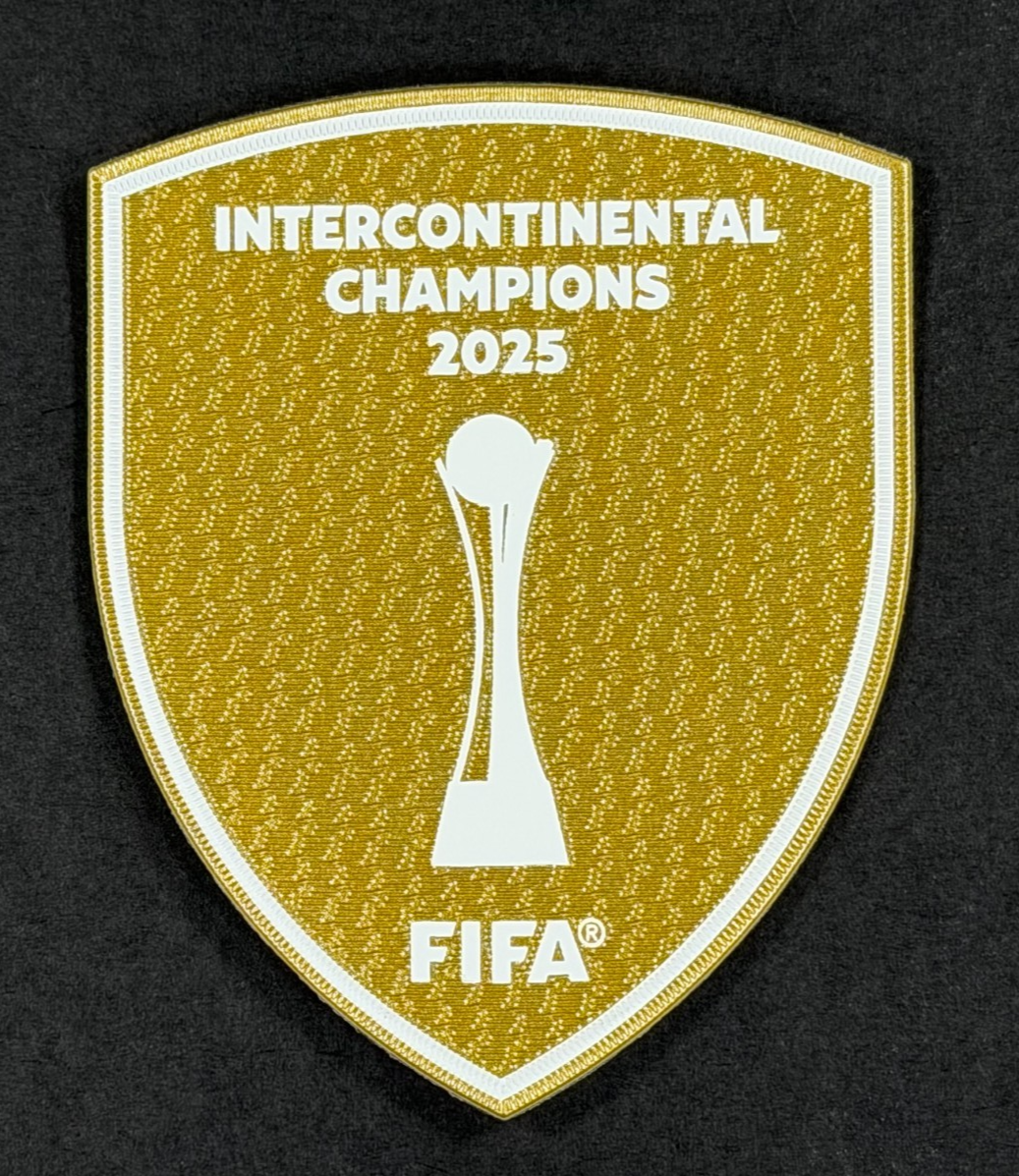 2025 - 2026 OFFICIAL INTERCONTINENTAL CHAMPIONS 2025 PSG PATCH PLAYER SIZE 70MM